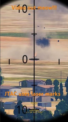 Identify targets via laser! #militarysimulation #dcsworld #jtac #military #simulator #aviation