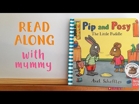 Pip & Posy - The Little Puddle | READ ALONG with mummy | Baby Library