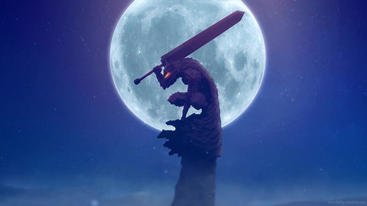 Full Moon To Lunar Eclipse Berserk Live Wallpaper - MoeWalls