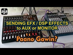 How to Send DSP Effects to Aux or Monitor of a Mixer