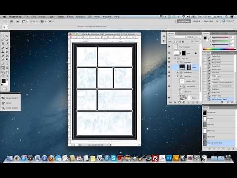 Comic book borders photoshop tutorial