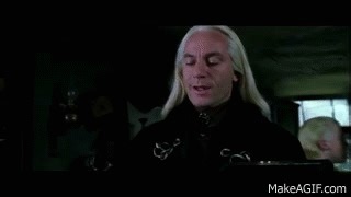 "Chamber of Secrets" Lucius and Draco Malfoy  deleted scene on Make a GIF