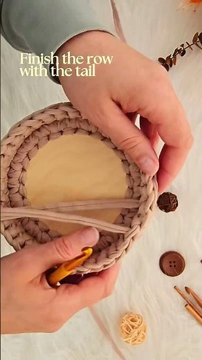 This is how to crochet a basket, even if you’re a beginner🙌🏻💚