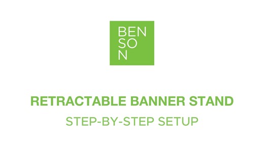 Retractable Banner Stand - Step-by-Step Setup