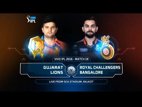 GL VS RCB 2016 IPL MATCH HIGHLIGHT FULL⚡