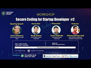 Workshop Secure Coding for Startup Developer #2