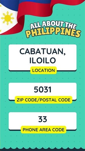 Cabataun, Iloilo Zip Code and Area Code
