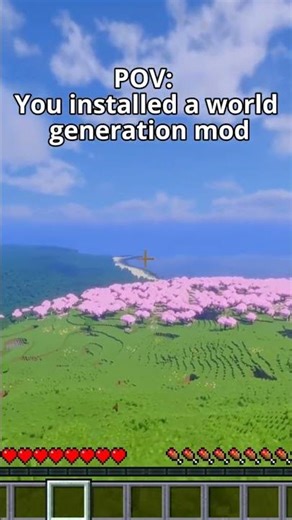minecraft with world generation mod #minecraft