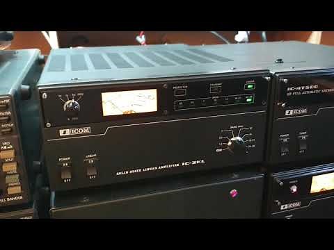Icom IC2KL Amplifier Test with a few older fun Icom Transceivers