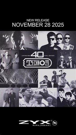 “40 Years Techno Club – The 80s Vinyl Edition” – a tribute to the roots of electronic club culture. Curated by Talla 2XLC!⁠ ⁠ 🔗Pre-Order: https://zyxdance.lnk.to/40yearsvinyl TRACKLIST: Vinyl 1 KRAFTWERK - NUMBERS/COMPUTER WORLD 2 A SPLIT SECOND - FLESH IMS (INTERNATIONAL MUSIC SYSTEM) - NONLINE SOFT CELL - TAINTED LOVE / WHERE DID OUR LOVE GO? (Extended Version) ZWISCHENFALL - FLUCHT ‚84 (English Version) FRONT 242 - QUITE UNUSUAL Vinyl 2 HEAVEN 17 - LET ME GO! (12“ Extended Version) MOSKWA TV
