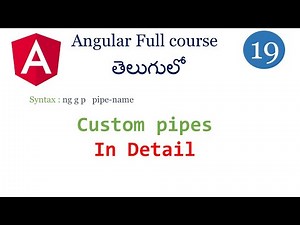 Custom Pipes in in Angular |create custom pipes in angular | pipes in angular | Angular tutorials
