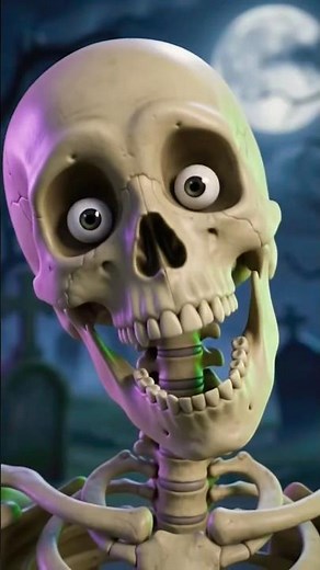 Skeleton Dance 💀🕺 | Funny Halloween Animation #shorts #viral