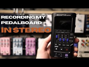ZOOM R4 MULTI TRACK RECORDER//PEDALBOARD WALKTHROUGH IN FULL STEREO// 2024