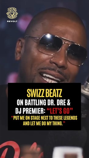 “Dre got classics, I got classics.” Swizz Beatz says he’s ready to battle Dr. Dre, DJ Premier, or anyone else not to run from the challenge, but to embrace it. Calling himself underrated in many areas, Swizz explains why going up against legends would push him to a whole new level. | Drink Champs
