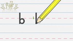 【如何书写字母B】Write the letter B Alphabet Writing lesson for children_哔哩哔哩_bilibili