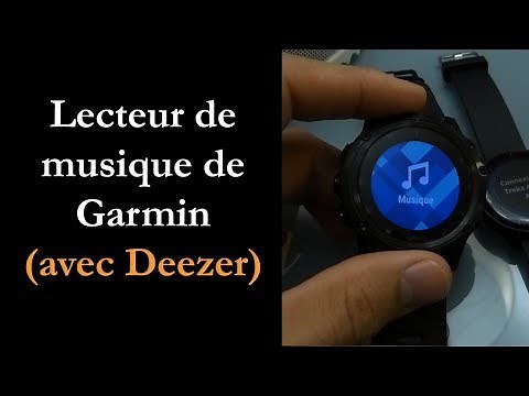 Lecteur musique & Deezer sur les montres Garmin