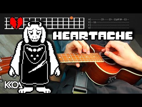 Undertale HEARTACHE Easy Ukulele Tutorial