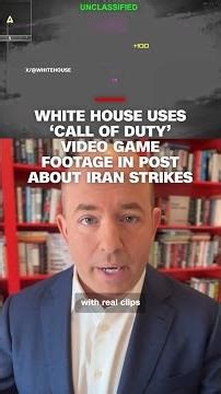 White House posts video about Iran strikes using ‘Call of Duty’ video game footage