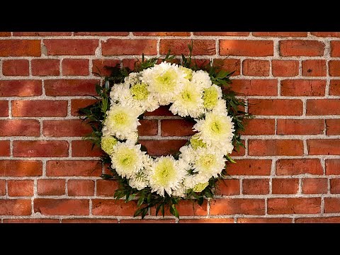 Sympathy Wreath for a Funeral