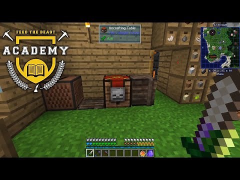 FTB Academy - Cheat Mode Activated! Twilight Forest Uncrafting Table