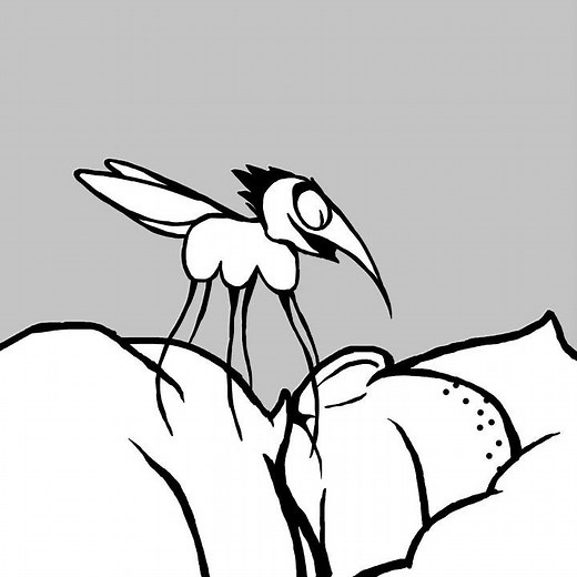 How a Mosquito Operates Zoetrope-esque Animation