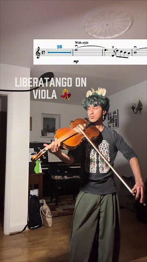 Libertango on viola 💃💃💃 #viola #libertango #cello #violin #stringquartet