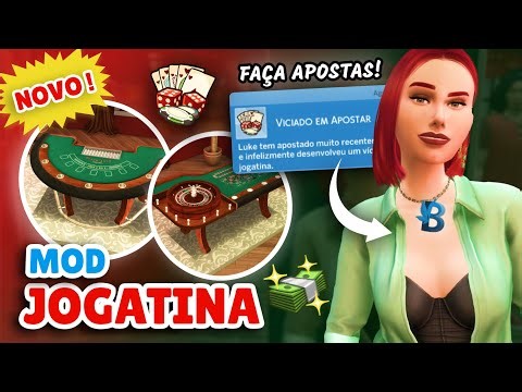 MOD BASEMENTAL GAMBLING (MOD NOVO!!!) | MÁQUINA DE CAÇA-NÍQUEL, VÍCIO EM JOGO | The Sims 4