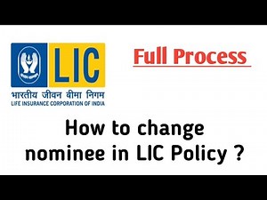 LIC Nominee Change Procedure #lic #online_or_offline #nominee #nomination #nominee_change