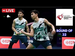 🔴 LIVE - Goh/Izzuddin (MAS) VS Kedren/Puavaranukroh (THA) | Denmark Open 2024 Live | Round of 32