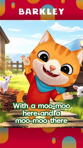 Old Macdonald Had A Farm - Farmyard Choir🐮🎵🌾 #Barkley #shorts