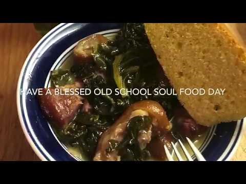 OLD SCHOOL COLLARD GREENS WITH HAM HOCKS