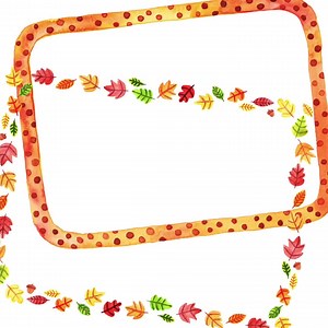 Fall Clipart Watercolor Borders, Thanksgiving Clipart Frames, Pumpkin, Autumn, Fall Leaves Clip Art Printable Page Boarders, Decorations PNG - Etsy