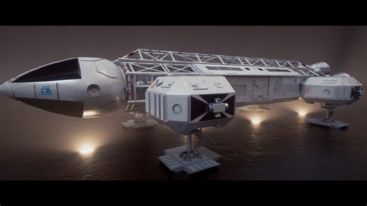 Space 1999 Eagle Digital Reconstruction for "Eagle Obsession" Mr. Anderson was excited to share his latest 3D model render of the iconic Eagle from Space 1999. This project was his labor of love, aiming to capture the grandeur and the intricate detail of the original miniature model while bringing it to life and scale of a real-world ship. This model was also created for the upcoming documentary by Future Dude Entertainment called “The Eagle Obsession, a Jeffrey Morris Film”. #Space1999 #eagle #