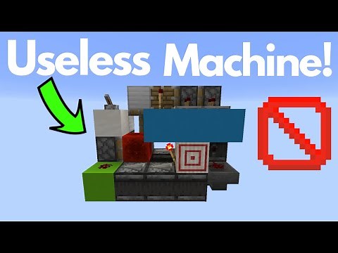 Minecraft: Compact Useless Machine! [Quick Tutorial]