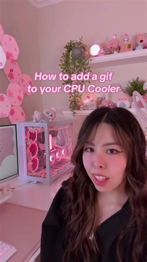 Please don’t roast me for how I say gif 😂 hope this was helpful! Everything is linked in my bio on my amazon storefront! 💕 #fyp #nzxt #pcsetup #pinksetup