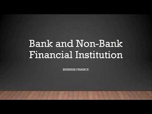 Bank and Non-Bank Financial Institution - Tagalog and English Version