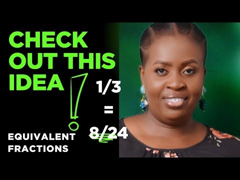 Equivalent fractions #learnanewthingtoday #maths