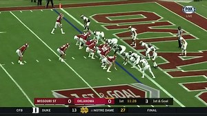 Standouts and a shutout. #Sooners dominate on both sides of the ball in tonight's 48-0 victory over Missouri State. Highlights ⤵️ | Oklahoma Football