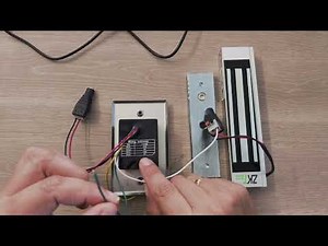 How to Install an Electromagnet with an Opening Button