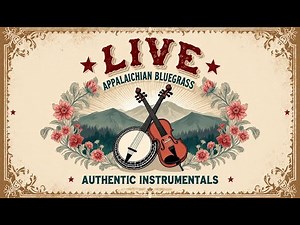 LIVE Appalachian Banjo & Fiddle | Authentic Bluegrass Instrumentals