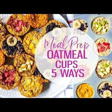 Baked Oatmeal Cups 5 Ways