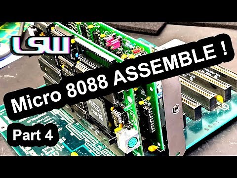 Assembling an Intel 8088 XT PC with kits and a few used parts it's time to do this thing !
