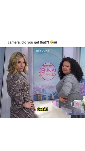 and scene 📸 so much fun whenever michelle buteau's in studio!! 💕 #jennaandfriends