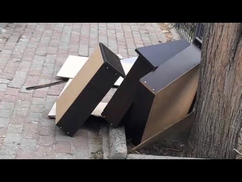 LOOK WHAT I DID WITH THE DRAWERS I FOUND IN THE TRASH!