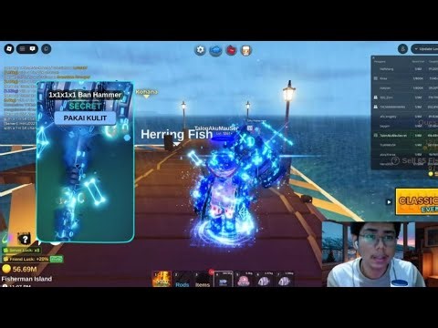 REVIEW SKIN ROD BAN HAMMER | Roblox Fish It