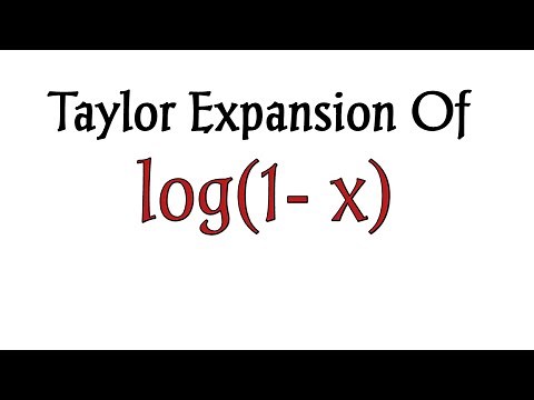 Taylor Expansion Of log(1- x) #majhibira Bsc Mathematical Physics. Majhi Tutorial