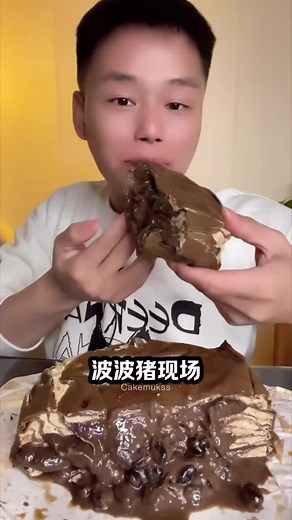 Satisfying Chocolate Cake Mukbang ASMR from China