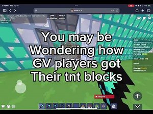 How to get tnt blocks in GV (patched)