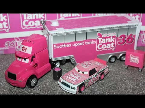 Disney Cars Tank Coat Hauler - Piston Cup Truck Custom (Eugene Carbureski #36)