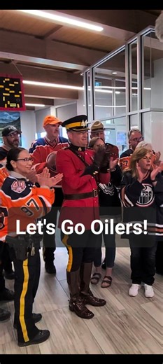 48K views · 620 reactions | Our uniforms may be red, but on game day we wear orange and blue! Watch the #Alberta RCMP tomorrow on ESPN before cheering on the Edmonton Oilers in Game 1 of the Stanley Cup Finals!! #LetsGoOilers | Royal Canadian Mounted Police in Alberta | Facebook
